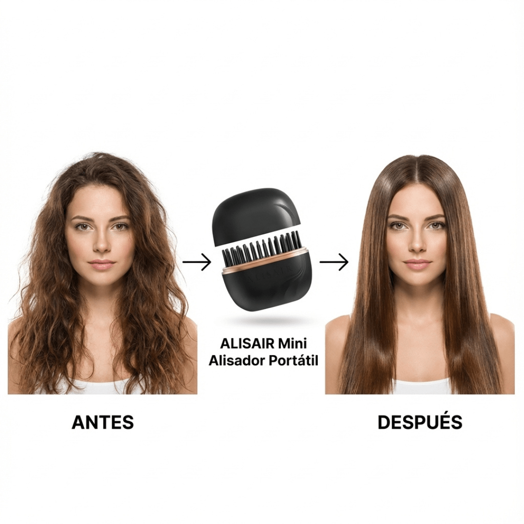 Mini Alisador Portátil (Rose Gold) mini alisador compacto para un alisado profesional – Alisair