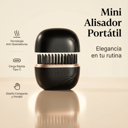 Mini Alisador Portátil (Rose Gold) mini alisador compacto para un alisado profesional – Alisair